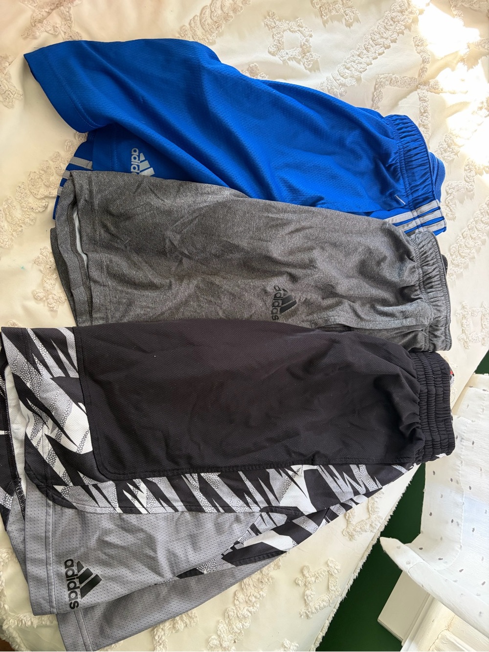 Adidas Men’s Athletic Shorts - Blue, Gray, Black - Comfortable Sports Bottoms